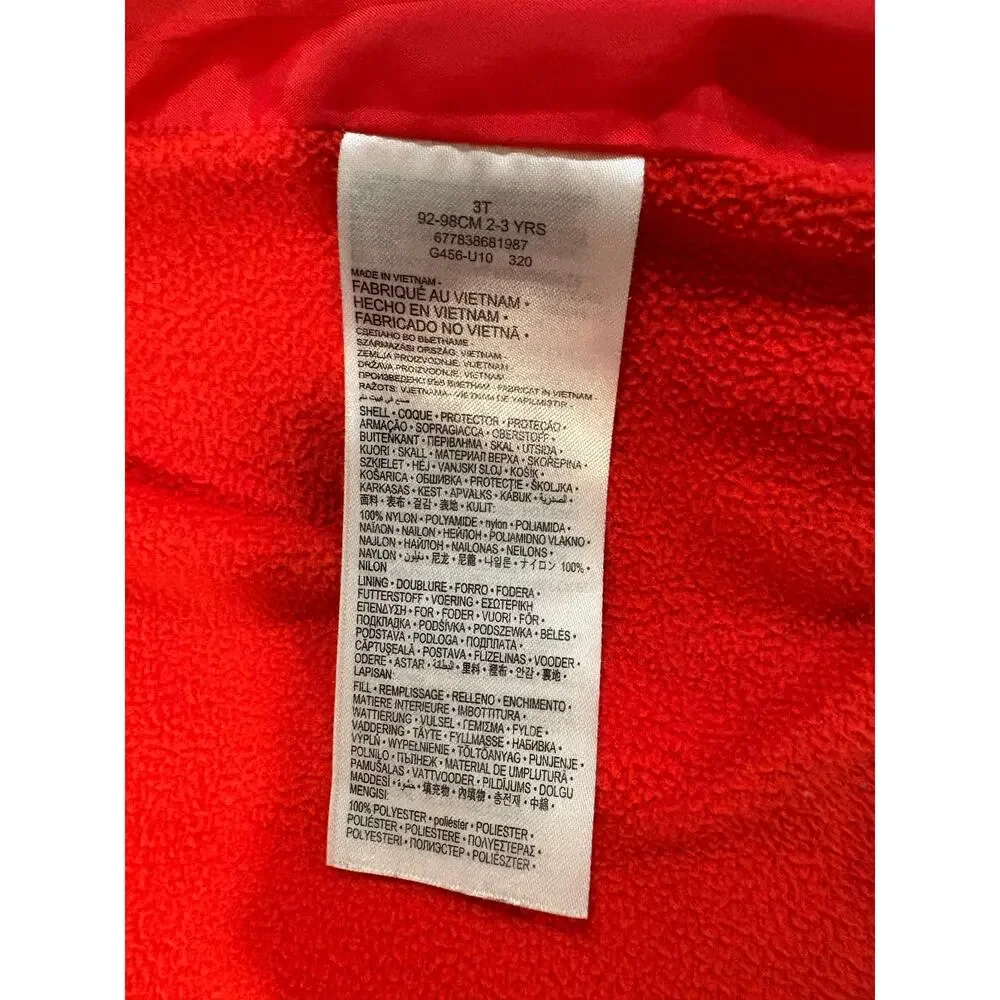 Boys Nike Hooded Coat Size 3T Red